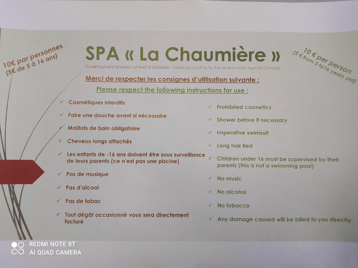 Bed and Breakfast La Chaumiere Saint-Martin-Saint-Firmin Экстерьер фото
